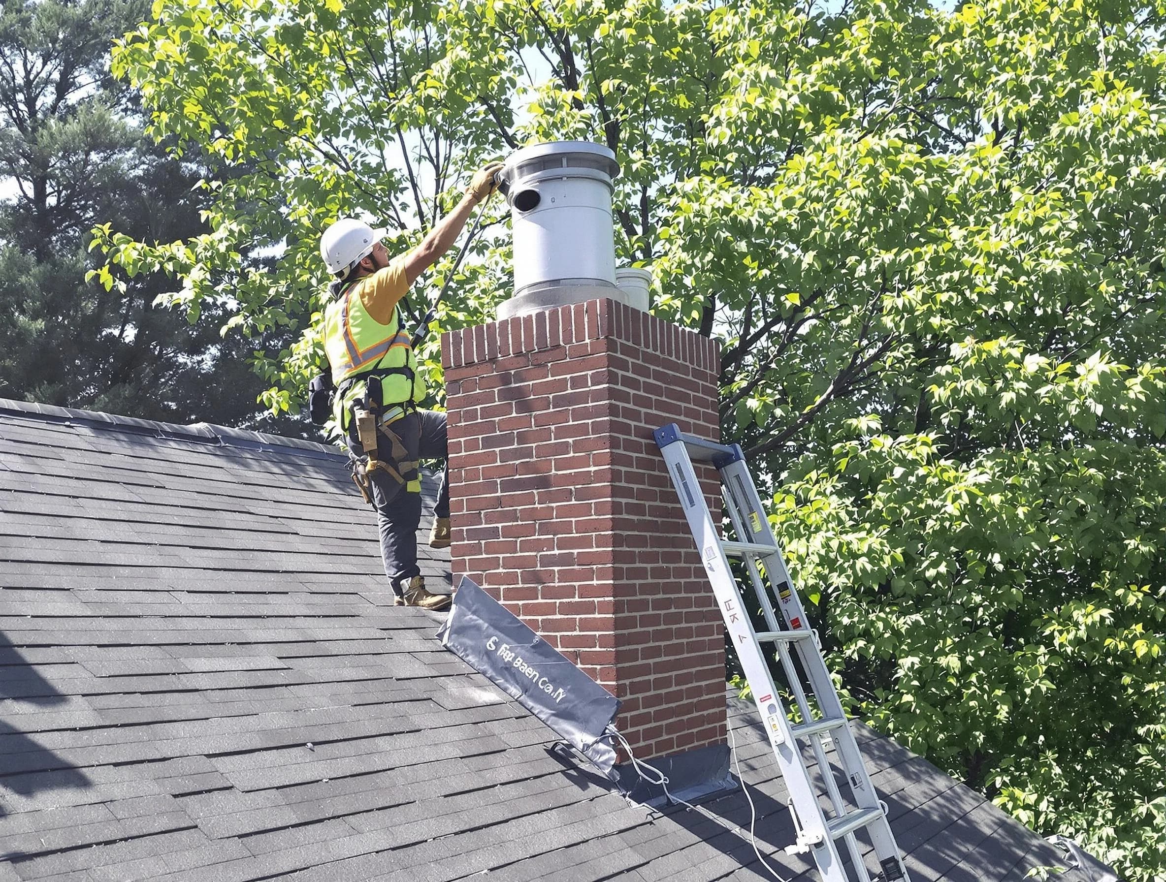 Chimney liner inspection by South Weber Chimney Sweep in South Weber, UT