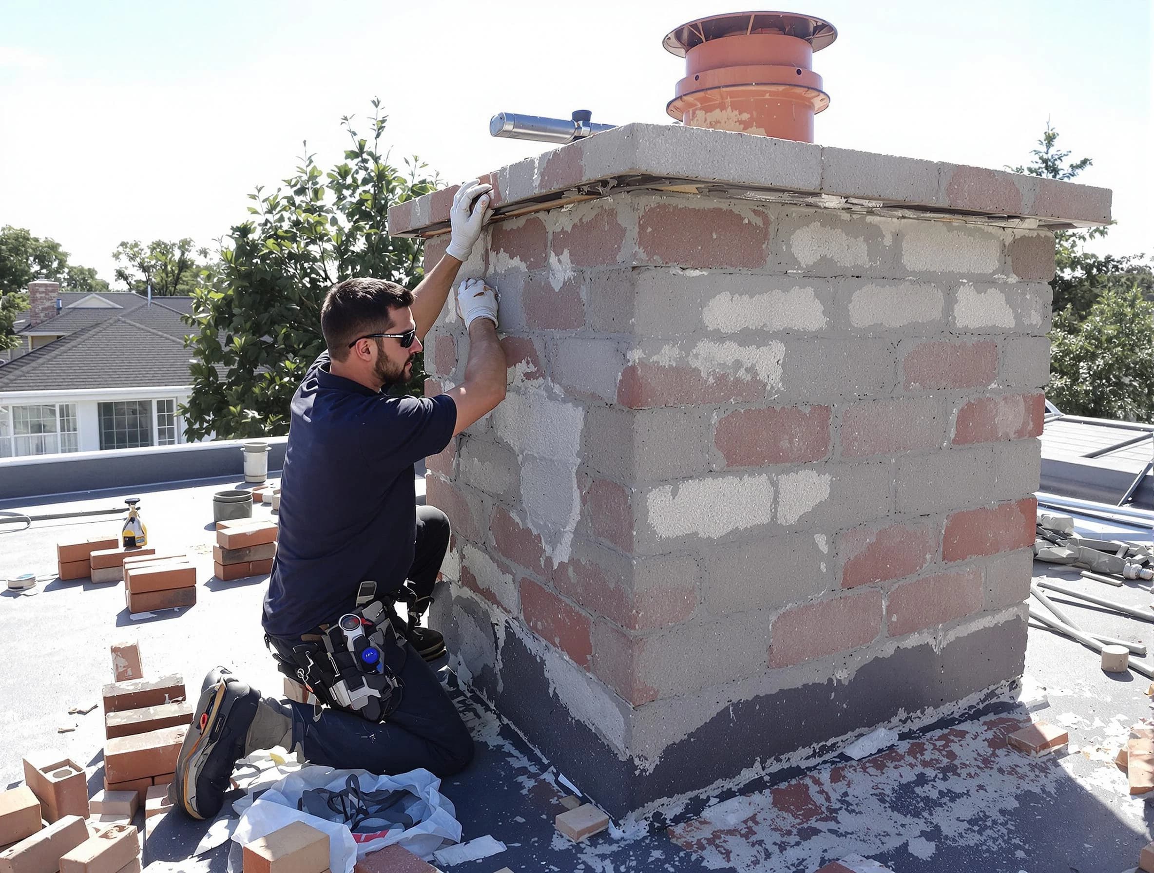 Advanced chimney repair process by South Weber Chimney Sweep in South Weber, UT