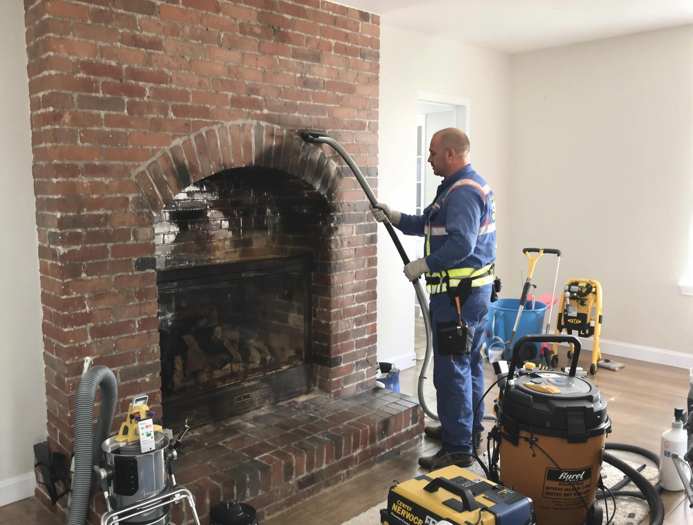 South Weber Chimney Sweep expert performing detailed chimney sweep in South Weber, UT