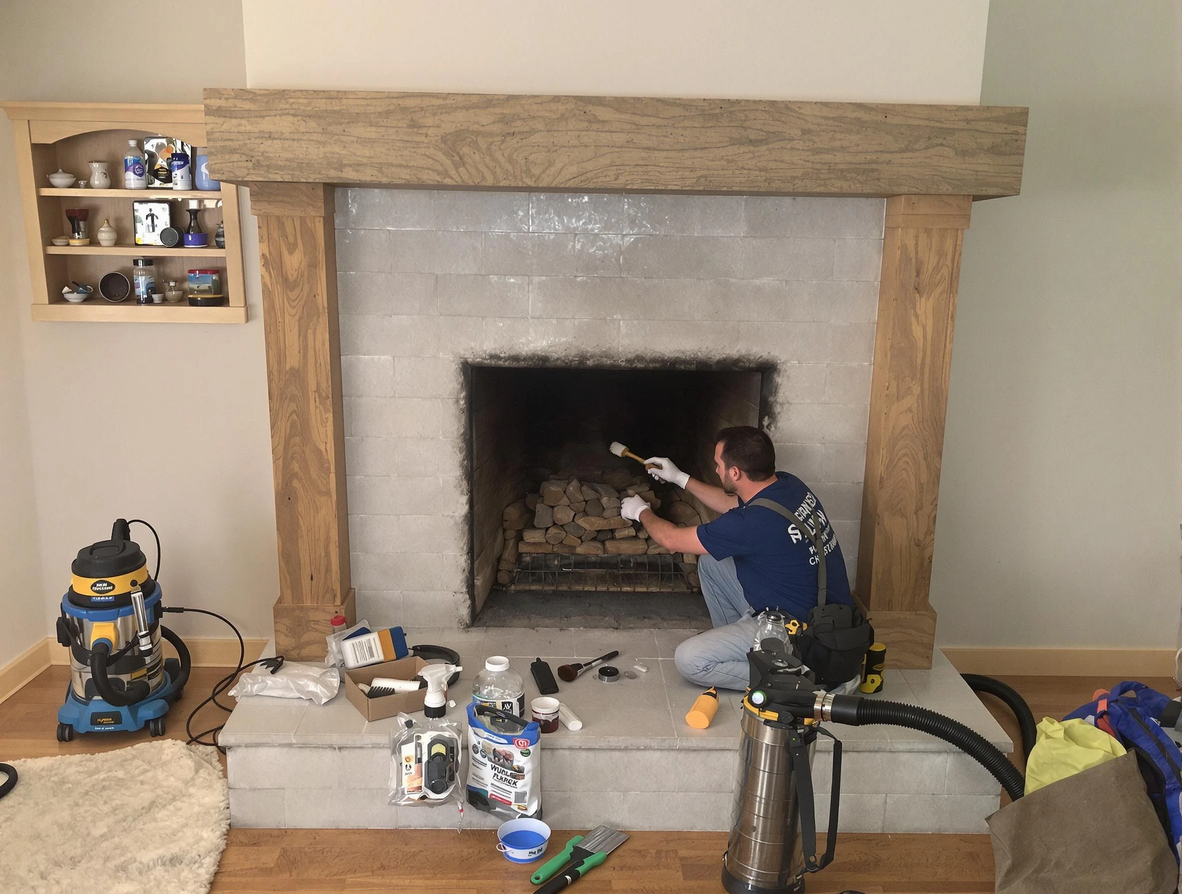 Detailed creosote removal process by South Weber Chimney Sweep in South Weber, UT