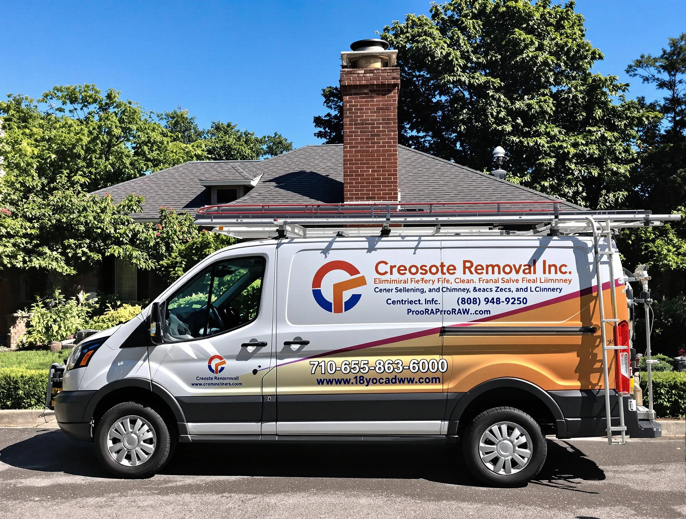 South Weber Chimney Sweep technician removing creosote safely in South Weber, UT