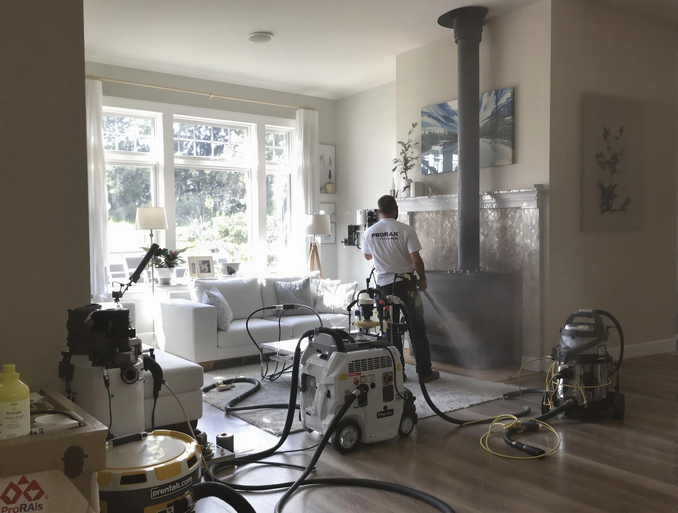 Soot removal service by South Weber Chimney Sweep for a fireplace in South Weber, UT